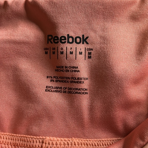 NWT Pink Reebok 7/8 Length Leggings - Picture 4 of 4